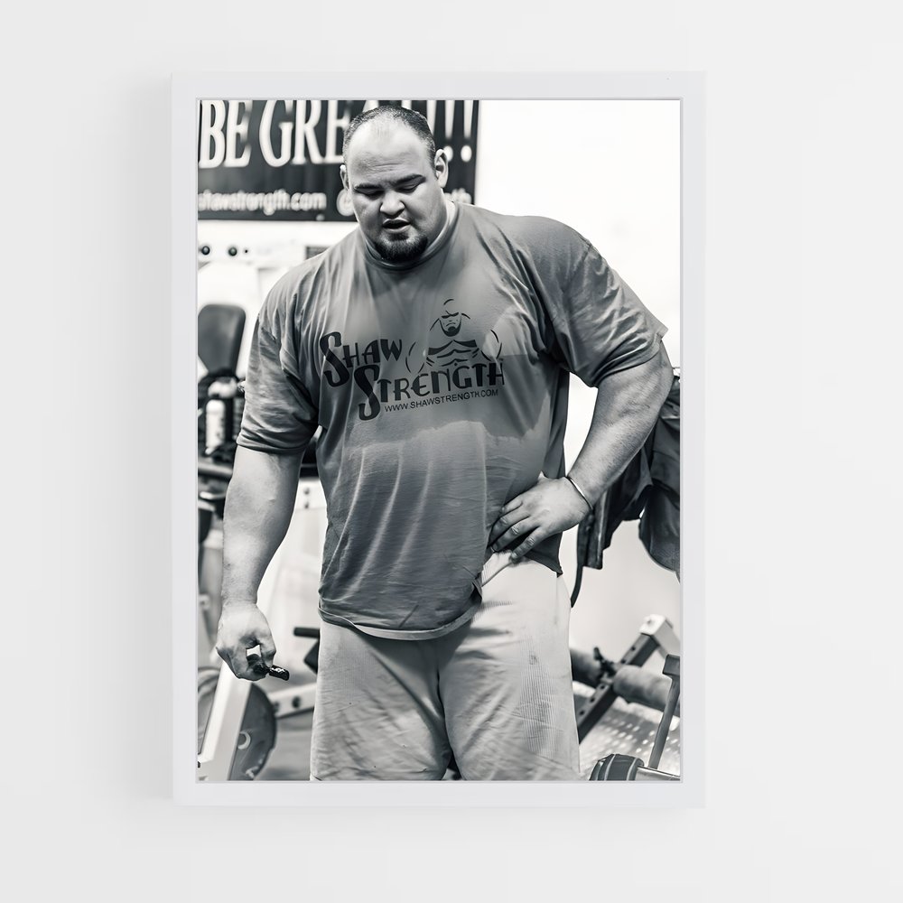 Poster Brian de shaw – affiche Powerlifting (vue 3)